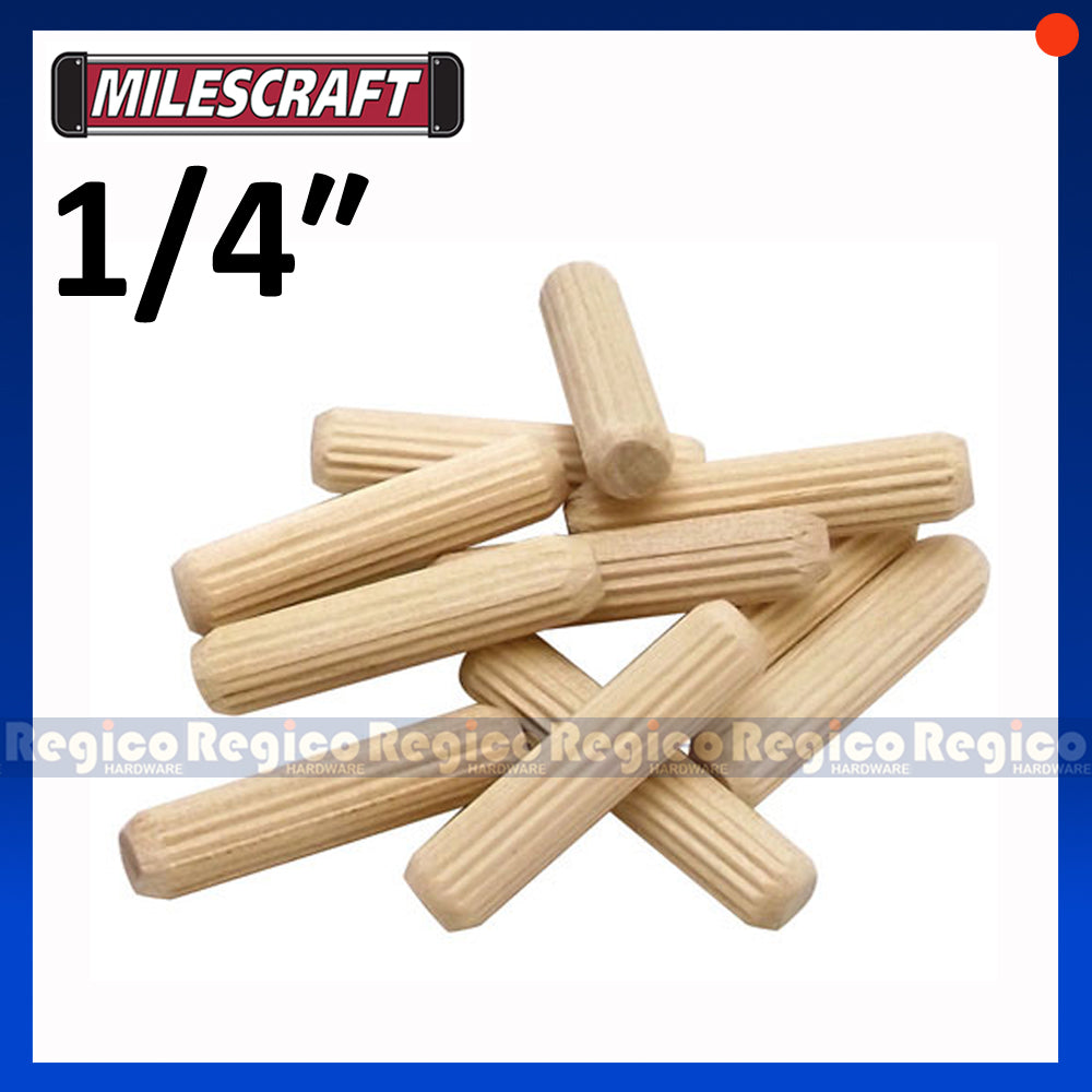 Milescraft Fluted Dowel Pin Woodworking Pin #5300 #5301 #5302 #5303 #5400 #5401 #5402 #5403