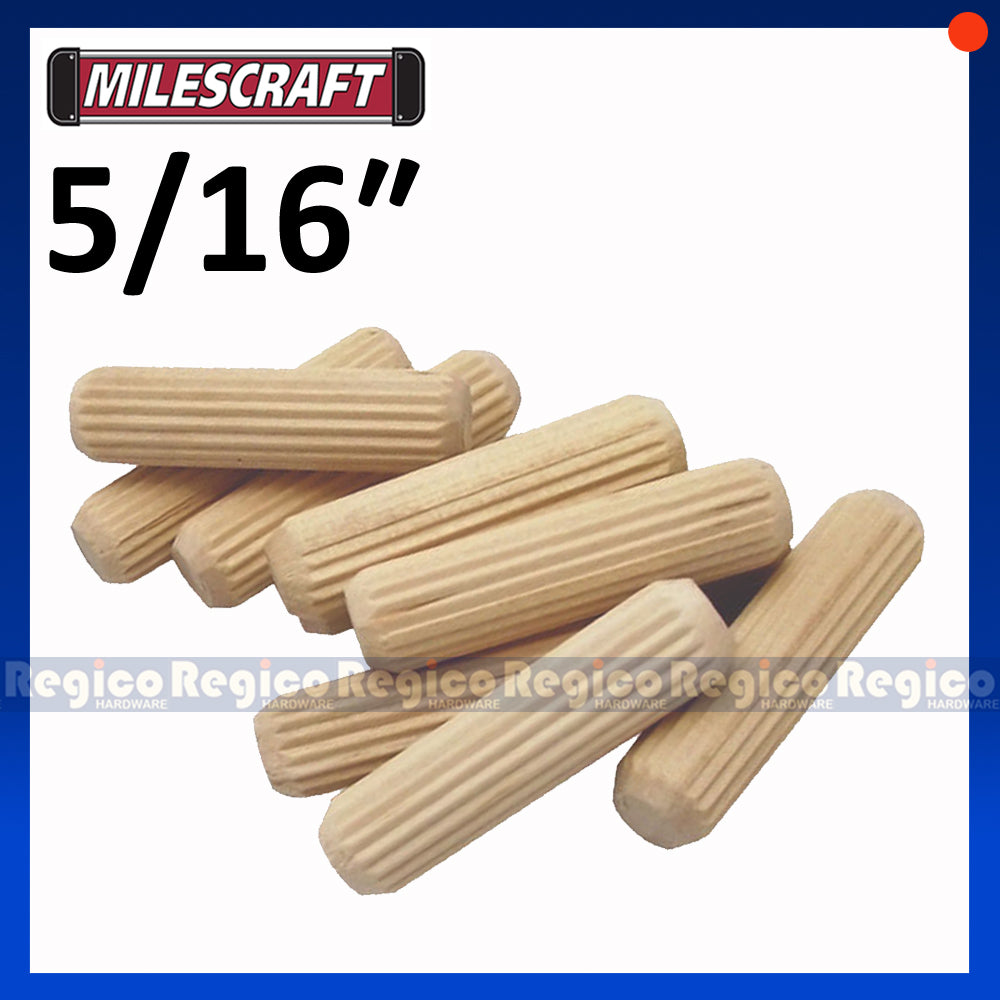 Milescraft Fluted Dowel Pin Woodworking Pin #5300 #5301 #5302 #5303 #5400 #5401 #5402 #5403