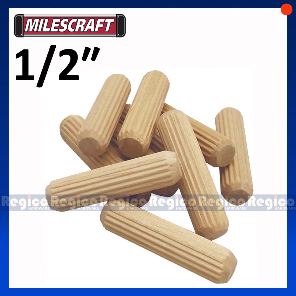 Milescraft Fluted Dowel Pin Woodworking Pin #5300 #5301 #5302 #5303 #5400 #5401 #5402 #5403