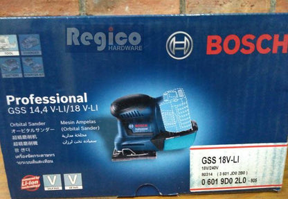 BOSCH GSS 18v-li UNIT ONLY Cordless Orbital Palm Sander Original Genuine Bosch Cordless Tools