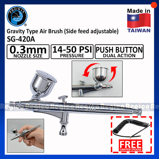 PROWIN Side Feed Gravity Type Spray Paint Hobby Air Brush SG-420A