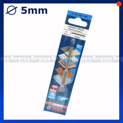 Bosch Expert Hex-9 Hard Ceramic Multimaterial Drill Bit for Impact Drill Driver  3mm 4mm 5mm 6mm 8mm 10mm 12mm Bosch Accessories