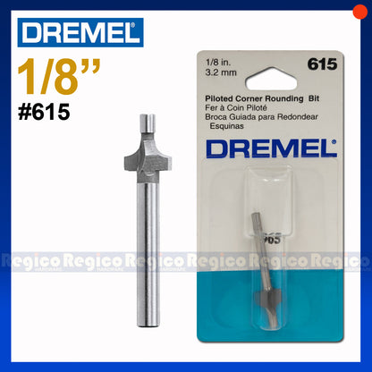 Dremel Pilot Beading Round Over Bit 612 615 Dremel Accessories