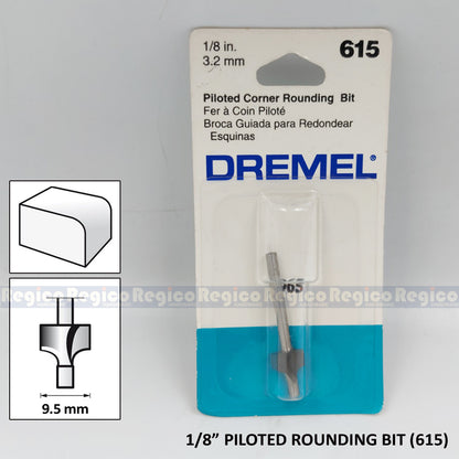 Dremel Pilot Beading Round Over Bit 612 615 Dremel Accessories