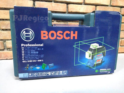 BOSCH GLL 3-80 CG 360 Degree Plane leveling with Bluetooth Connection Line Laser Leveling Tool Bosch Measuring
