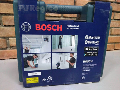 BOSCH GCL 2-50 CG 50m Cross Green Line Laser with Bluetooth Connection Line Laser Leveling Tool Bosch Measuring