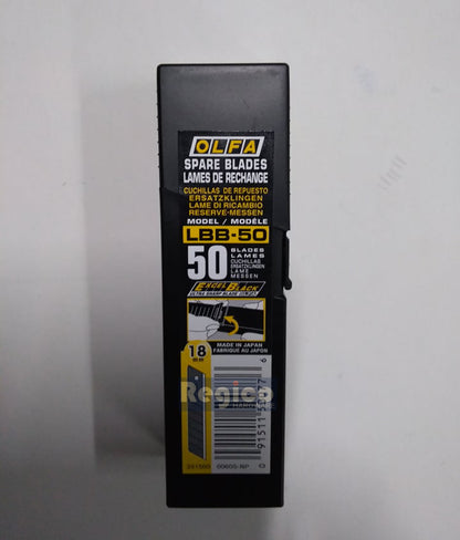 OLFA Spare cutter blade (LBB-50) 50 pcs per pack
