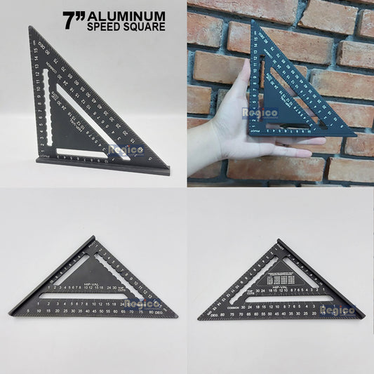 Regicocraft Aluminum Triangle Speed Rafter Square Angle Ruler Squala #00976 #976-01 #10805