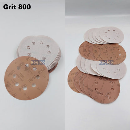 SIA 5" Velcro Sanding Disc for Random Orbital Sander 20pcs.