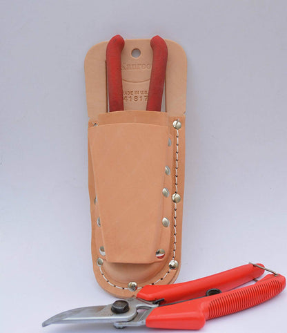 Kanroot Made in USA Top Grain Leather Double Pocket Tool Pouch 41817