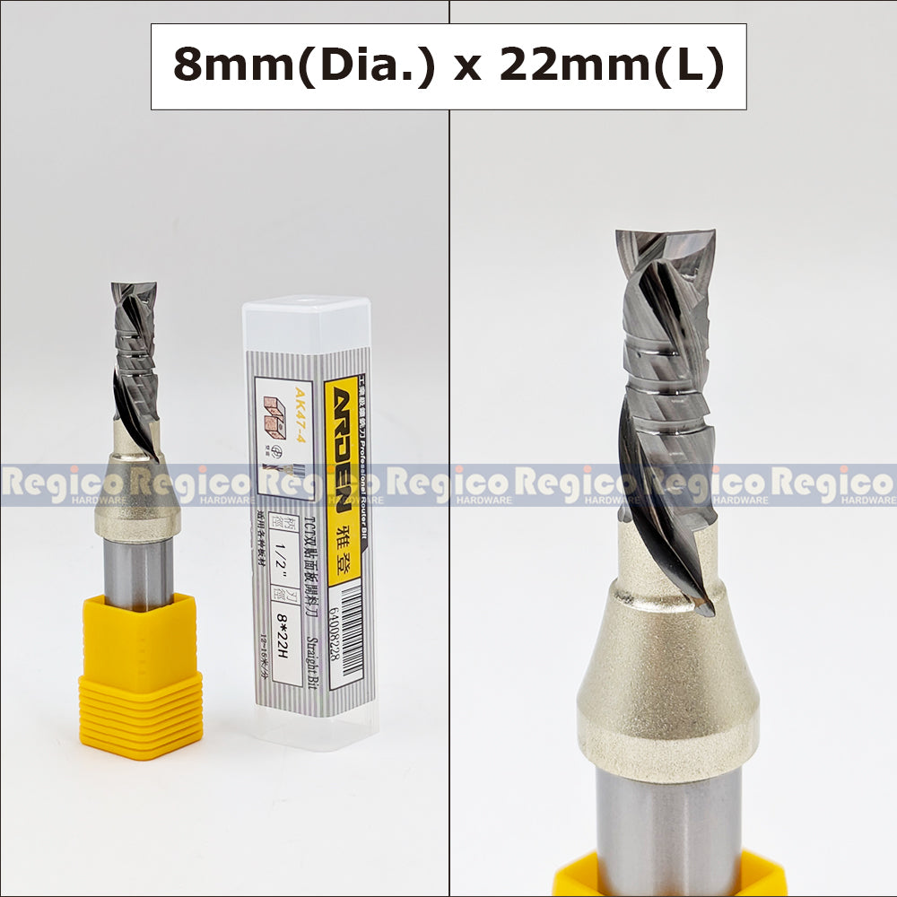 Arden 1/2" Shank Compression Router Bit 2 Flute for Wood Plywood MDF #AK47-4