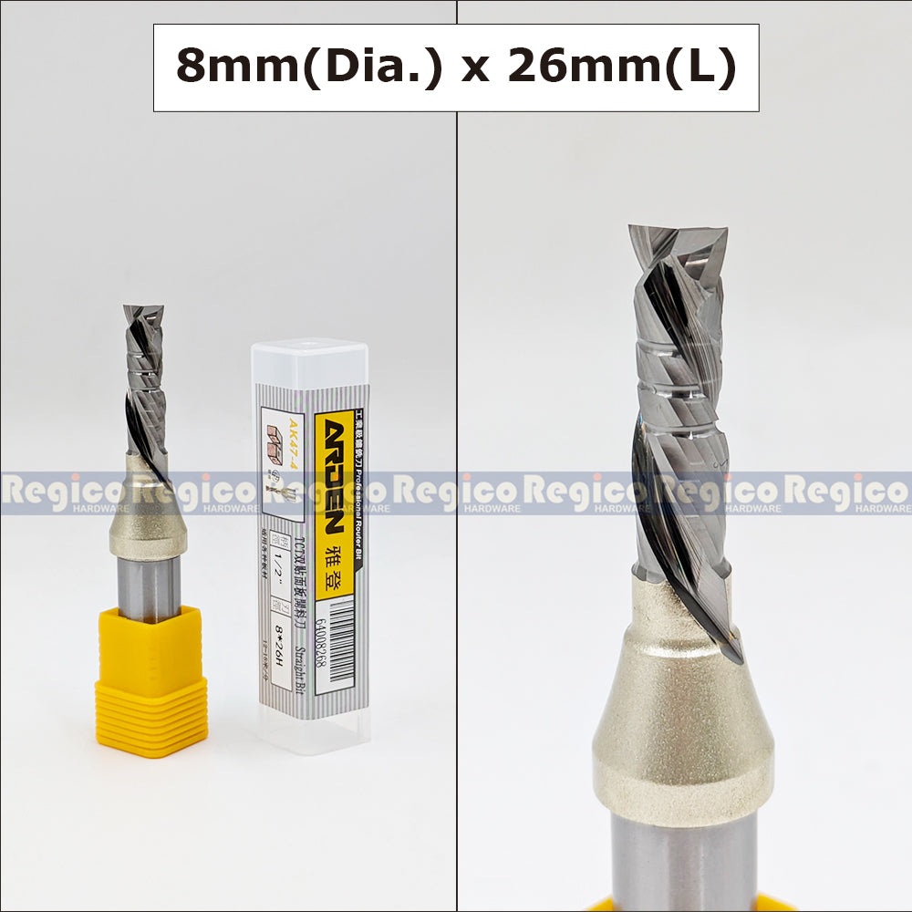 Arden 1/2" Shank Compression Router Bit 2 Flute for Wood Plywood MDF #AK47-4