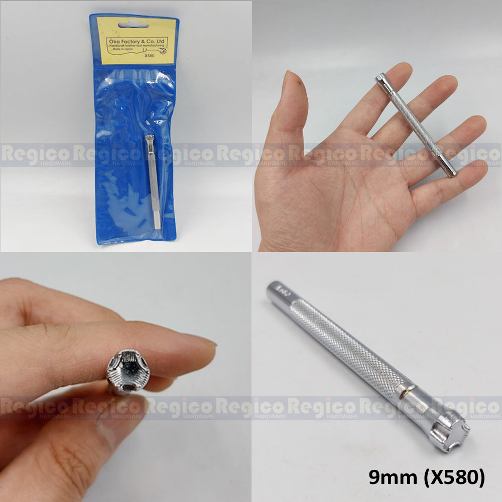 Oka Rounded Triangle Leather Engraving and Embossing Stamping Tool Leather Craft