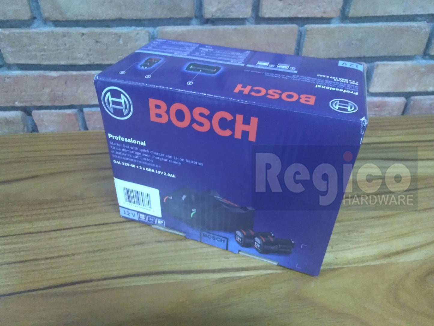 BOSCH 12v Starter Kit GBA 12v 2.0 Ah & GAL12v-40  Battery and Charger Bosch Cordless Acc #01B8W