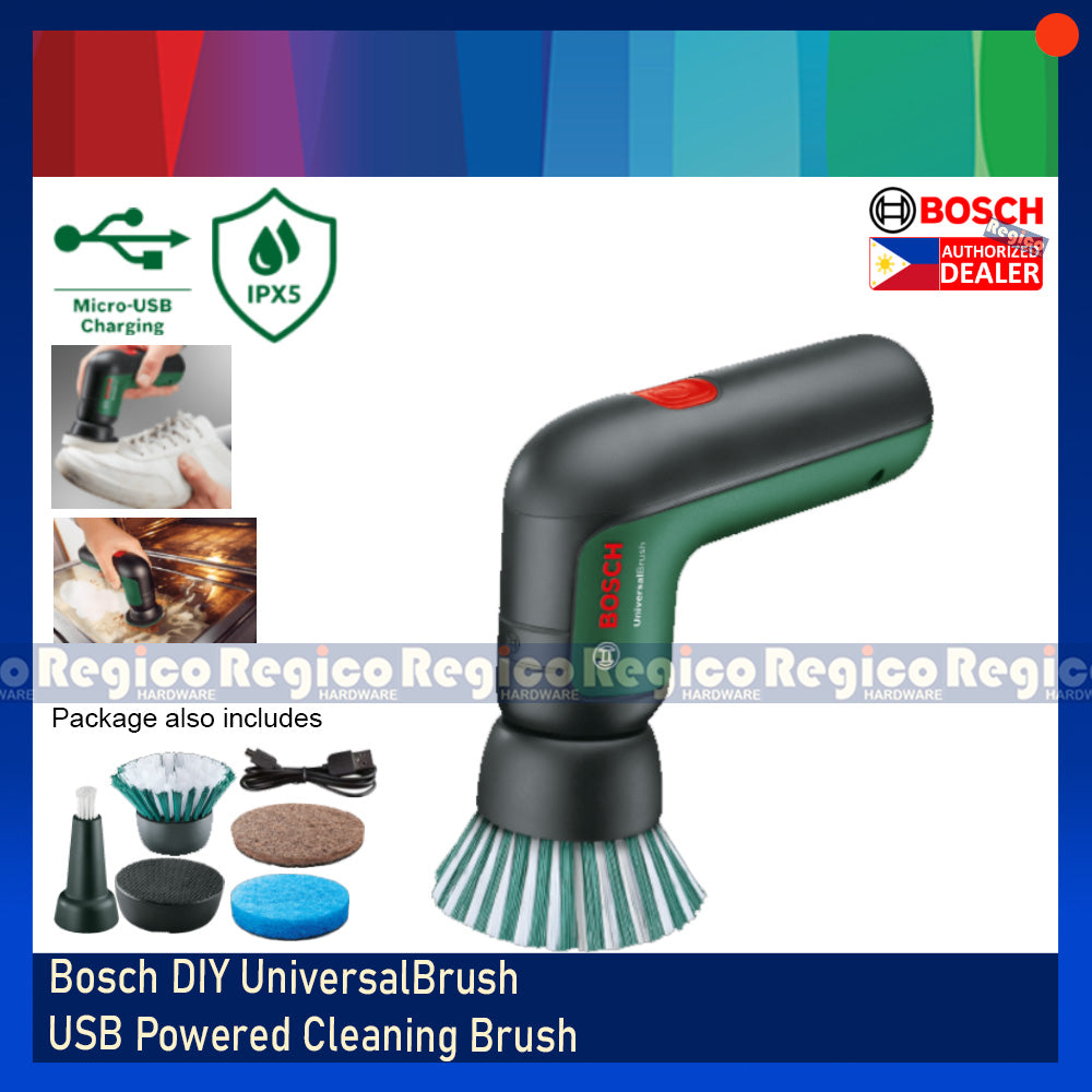 Bosch UniversalBrush Cordless USB Cleaning Brush Bosch DIY