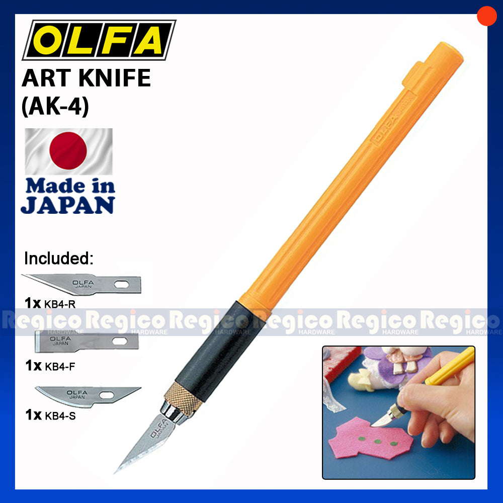 Olfa Art Knife AK-4 with accessory blades