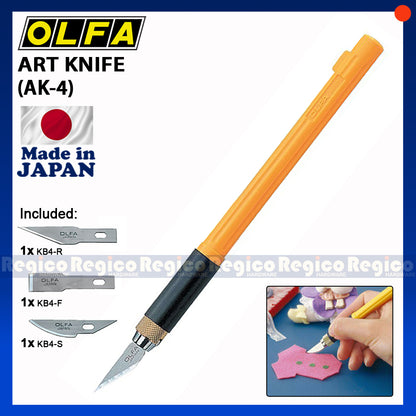 Olfa Art Knife AK-4 with accessory blades