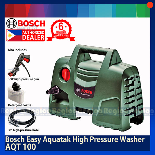BOSCH AQT 100 Bar with 360 Gun Easy Aquatak High Pressure Washer Bosch Lawn Garden