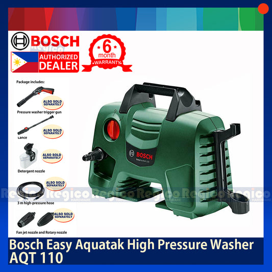 BOSCH AQT 110  110 Bar Easy Aquatak High Pressure Washer Bosch Lawn Garden