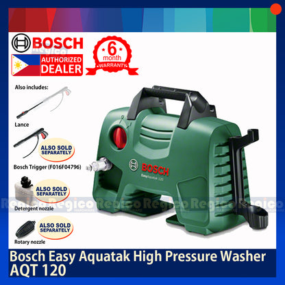 BOSCH AQT 120 120 Bar Easy Aquatak High Pressure Washer Bosch Lawn Garden