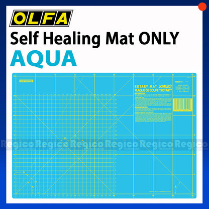 Olfa 45mm Rotary Cutter with Self Healing Mat (12"x18")