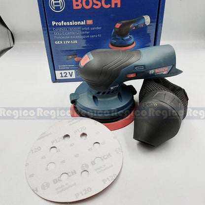 Bosch GEX 12v-125 Random Orbital Eccentric Palm Sander UNIT ONLY #72101 Bosch Cordless 12v