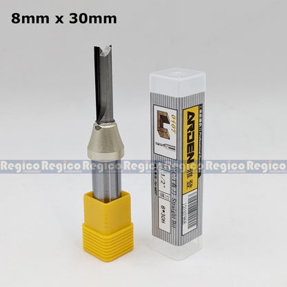 ARDEN 2 Flute 1/2 Shank Metric TCT Straight Router Bit #0107