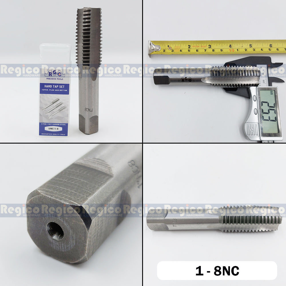 RGC Imperial Carbon Steel Threaded Hand Tap Tapping Tool