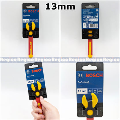 BOSCH VDE Open End Wrench 13mm | Insulated Spanner 1000V | Electrical Electrician Bosch Hand Tools