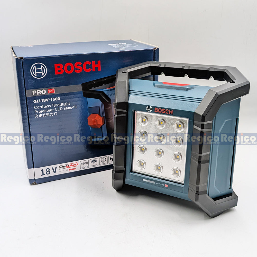 Bosch GLI 18v-1500 1500 Lumens Cordless LED Floodlight Bosch Cordless 18v