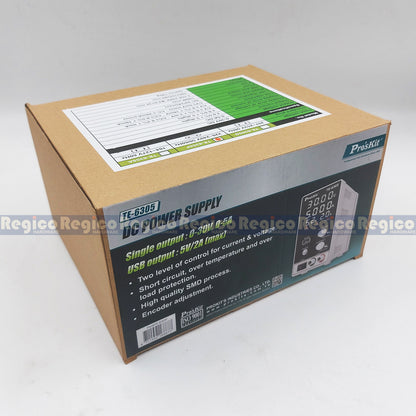 Proskit DC Regulated Power Supply 0-30V 0-5A TE-6305