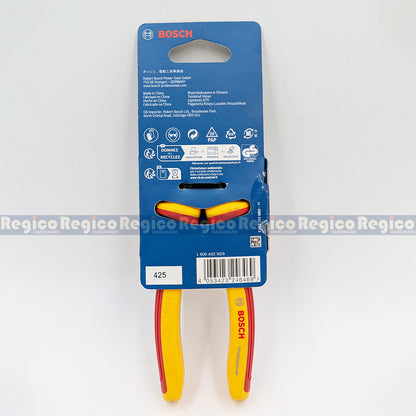 Bosch VDE Diagonal Side Cutter 160mm Electrical Pliers Bosch Hand Tools (1600A02ND9)