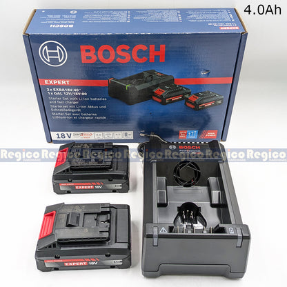 Bosch EXBA 18v Battery Charger Starter Kit EXBA18v-55 EXBA18v-40 with GAL12V/18V-80 charger