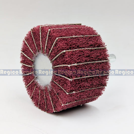 RGC Grit 60 Non-Woven Flap Wheel with Shank for Electric Cordless Hand Drill