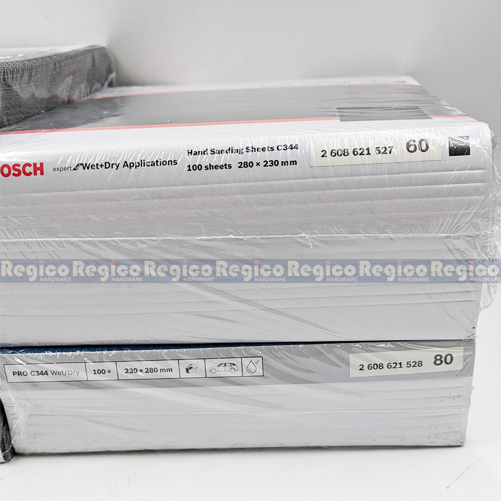 Bosch Hand Sanding Sheet Grit G60 G80 G100 G120 G150 G180 Bosch Accessories