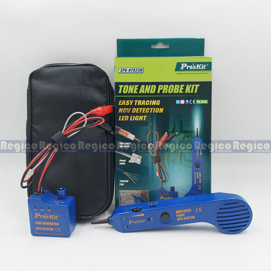 Proskit Tone and Probe Kit Wire Tracer Circuit Tester High Accuracy Cable Tone Generator Inductive Amplifier electrical tools repair kit 3PK-NT023N