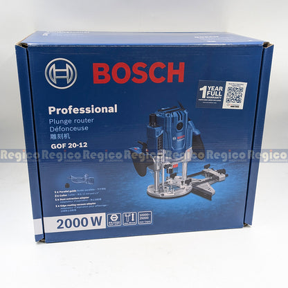 Bosch GOF 20-12 Plunge Router with Parallel Guide Bosch Blue Line