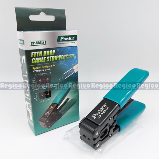 ProsKit FTTH Drop Cable Stripper Double Hole CP-FB01N