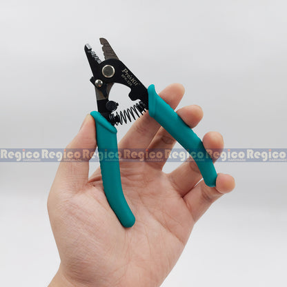 ProsKit Electronic Fiber Optic Stripper Cutter Cutting Electrical Pliers 8PK-326