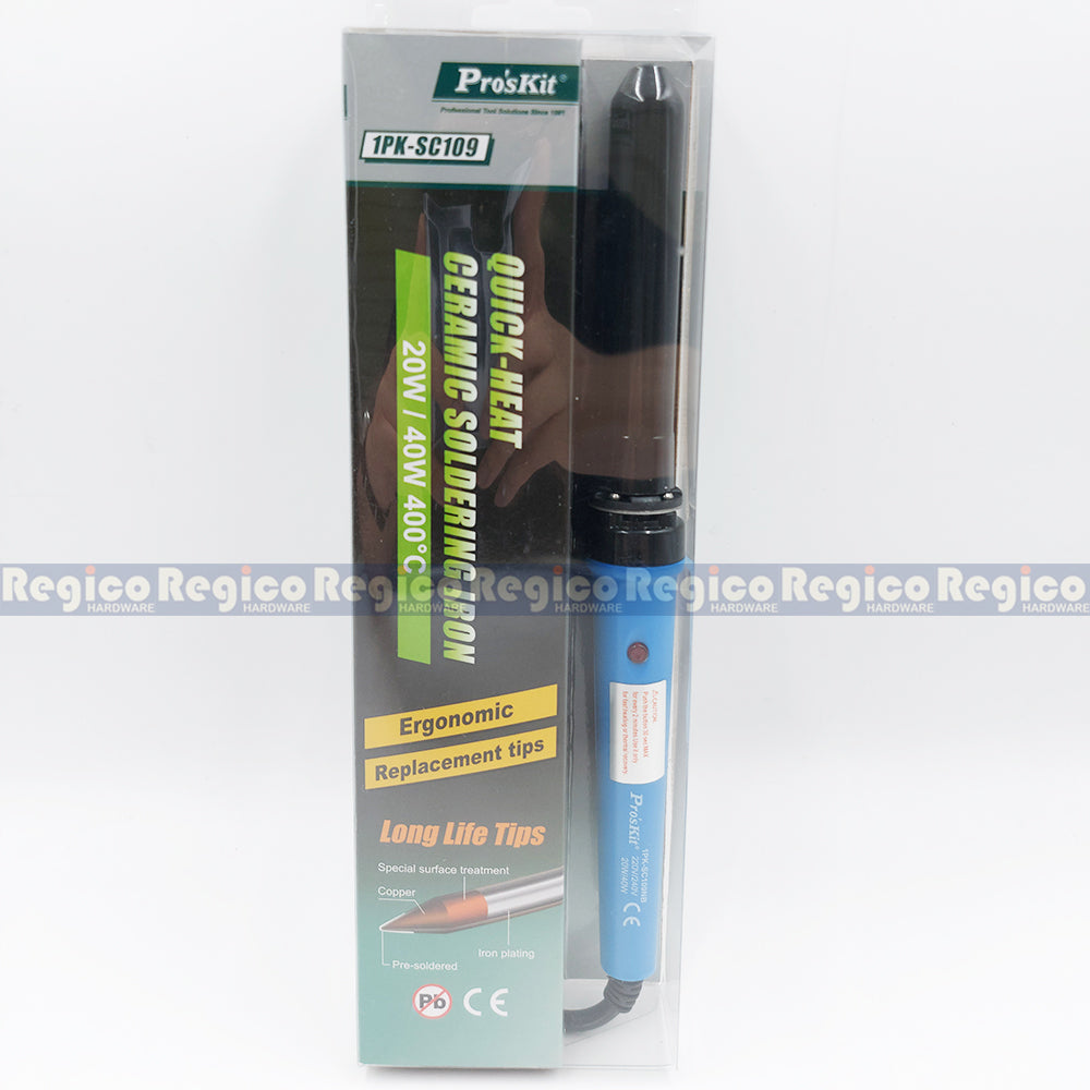 Proskit 20W 40W Quick Heat Ceramic Soldering Iron 1PK-SC109NB
