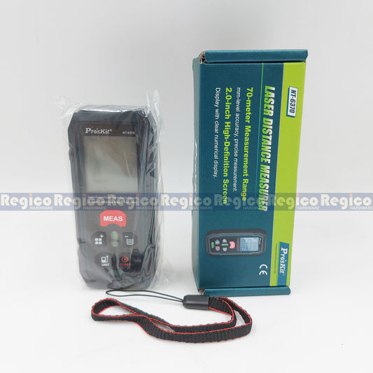 Proskit 70m Laser Range Finder Distance Measure Measuring Tool NT-6370