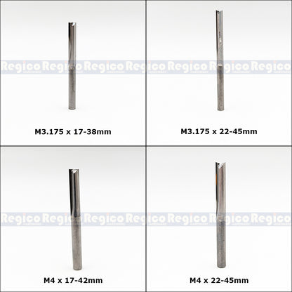 SRM 2 Flute Solid Carbide Square End Mill for Wood CNC Router Milling Cutter