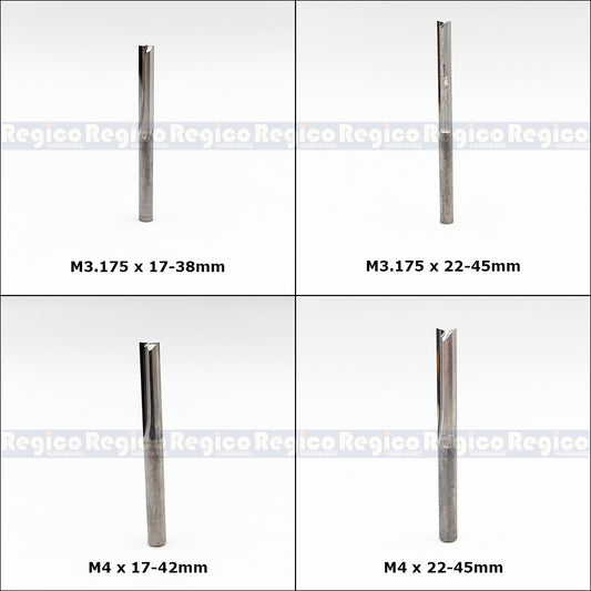 SRM 2 Flute Solid Carbide Square End Mill for Wood CNC Router Milling Cutter