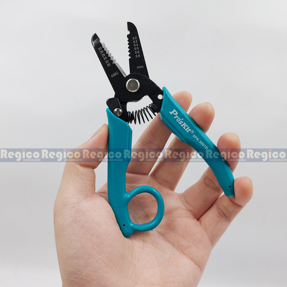 Proskit Electronic Wire Stripper Cutter Cutting  Electrical Pliers Lineman Tools 8PK-3001D