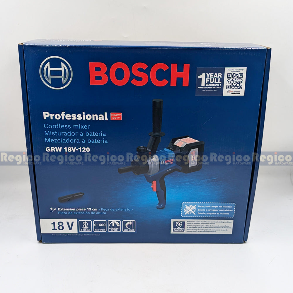 Bosch GRW 18v-120 Stirrer Stirring Mechanism Variable Speed Bosch Cordless