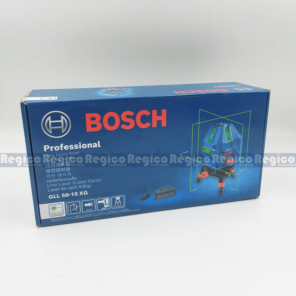 Bosch GLL 50-15xg 15m Green Line Laser Leveling Tool Bosch Measuring