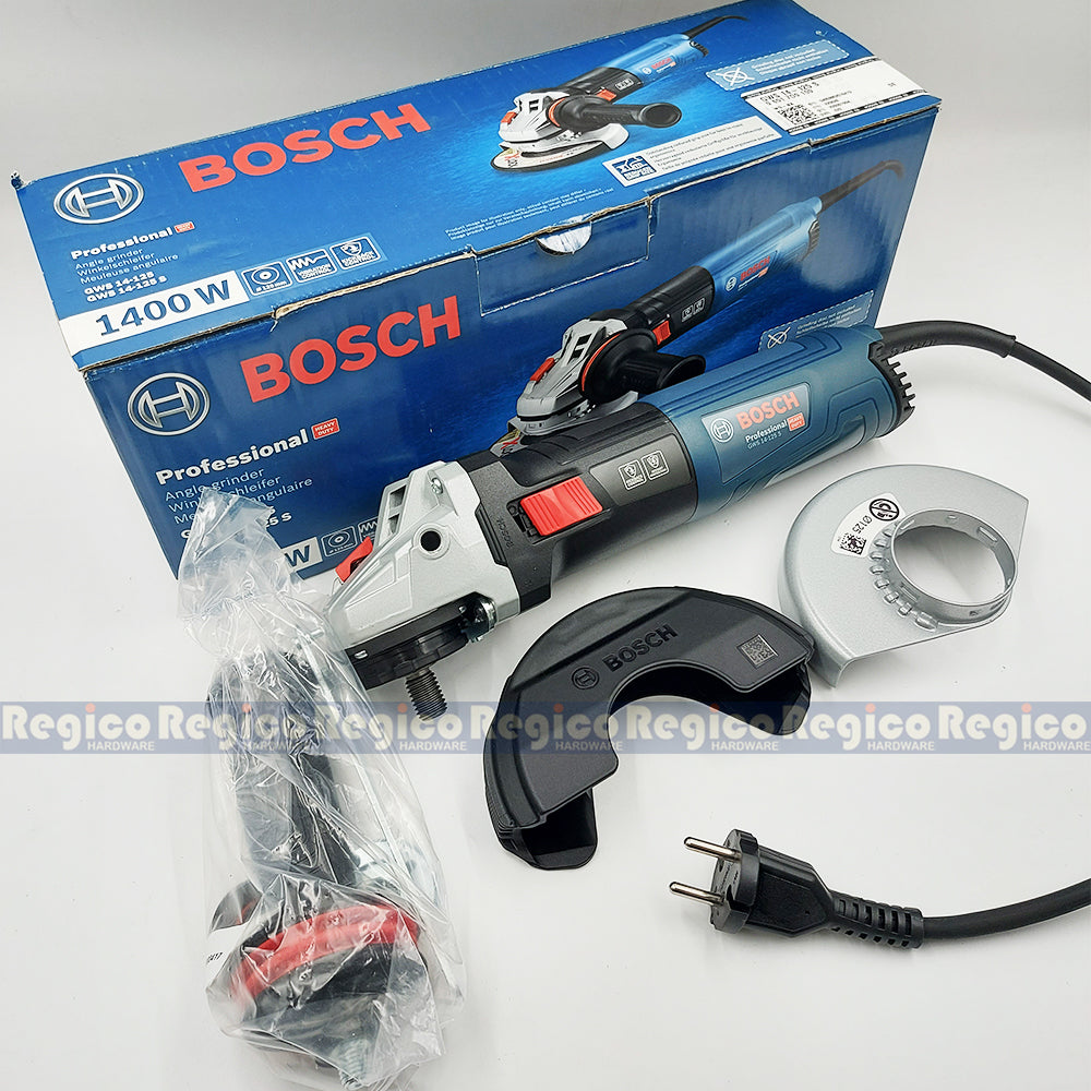 Bosch GWS 14-125S 5” Variable Speed 1400W Angle Grinder Bosch Blue Line