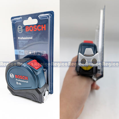 Bosch 8m Tape Measure with Magnetic Hook Bosch Hand Tools
