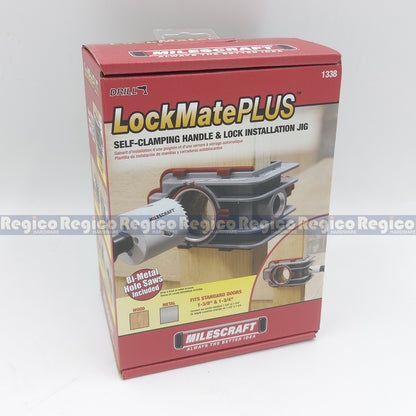 Milescraft Lockmate 1338 DIY Lock Knob Installation Jig Attachment Kit