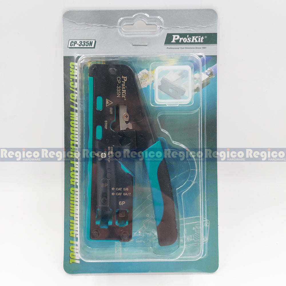 Proskit CAT.5/6/7  Crimper Crimping Ethernet Modular Plug Tool CP-335N